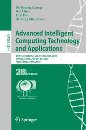 Huang / Chen / Pan | Advanced Intelligent Computing Technology and Applications | E-Book | sack.de
