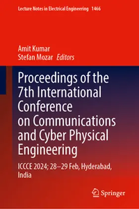 Kumar / Mozar |  Proceedings of the 7th International Conference on Communications and Cyber Physical Engineering | eBook | Sack Fachmedien