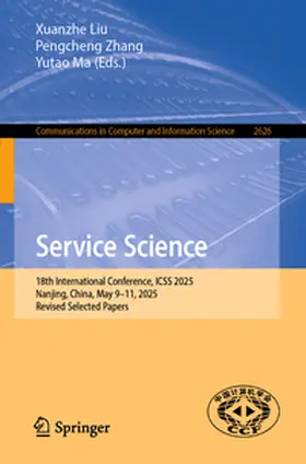 Liu / Zhang / Ma | Service Science | E-Book | www2.sack.de