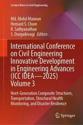Mannan / S.Chore / Sathyanathan |  International Conference on Civil Engineering Innovative Development in Engineering Advances (ICC Idea - 2025) Volume 3 | Buch |  Sack Fachmedien