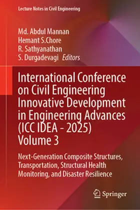 Mannan / S.Chore / Sathyanathan |  International Conference on Civil Engineering Innovative Development in Engineering Advances (ICC IDEA - 2025) Volume 3 | eBook | Sack Fachmedien