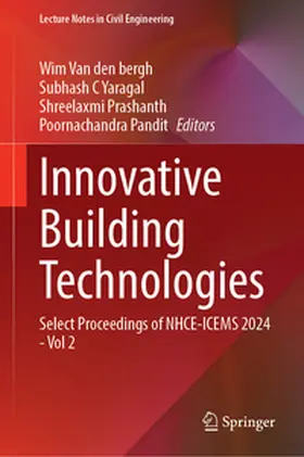 Van den bergh / Yaragal / Prashanth |  Innovative Building Technologies | eBook | Sack Fachmedien