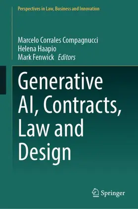Corrales Compagnucci / Haapio / Fenwick |  Generative AI, Contracts, Law and Design | Buch |  Sack Fachmedien