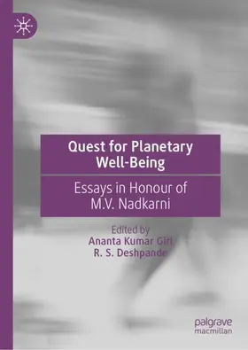 Giri / Deshpande |  Quest for Planetary Well-Being | Buch |  Sack Fachmedien
