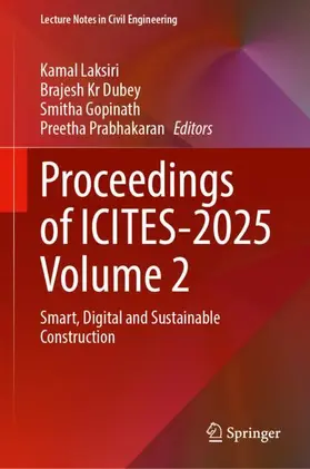 Laksiri / Dubey / Gopinath |  Proceedings of ICITES-2025 Volume 2 | Buch |  Sack Fachmedien