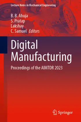 Ahuja / Pratap / Lakshay |  Digital Manufacturing | eBook | Sack Fachmedien
