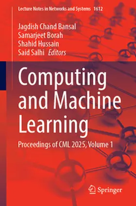 Bansal / Borah / Hussain |  Computing and Machine Learning | eBook | Sack Fachmedien