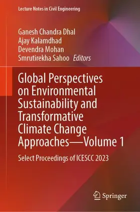 Dhal / Kalamdhad / Mohan |  Global Perspectives on Environmental Sustainability and Transformative Climate Change Approaches-Volume 1 | Buch |  Sack Fachmedien