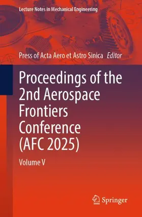  Proceedings of the 2nd Aerospace Frontiers Conference (AFC 2025) | Buch |  Sack Fachmedien