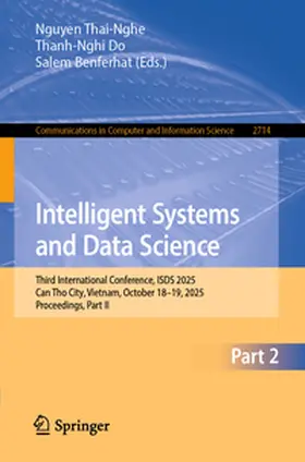 Thai-Nghe / Do / Benferhat |  Intelligent Systems and Data Science | eBook | Sack Fachmedien