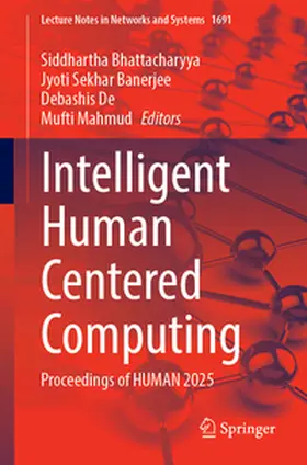 Bhattacharyya / Banerjee / De | Intelligent Human Centered Computing | E-Book | www2.sack.de