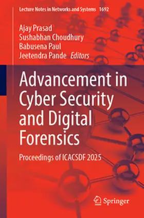 Prasad / Choudhury / Paul |  Advancement in Cyber Security and Digital Forensics | eBook | Sack Fachmedien