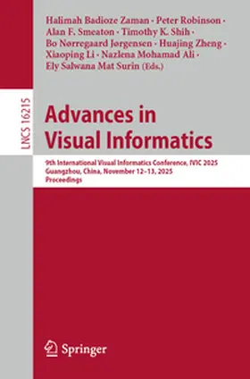 Badioze Zaman / Robinson / Smeaton |  Advances in Visual Informatics | eBook | Sack Fachmedien