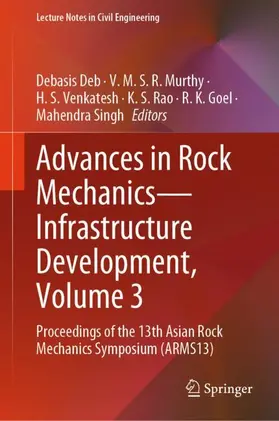Deb / Murthy / Venkatesh | Advances in Rock Mechanics-Infrastructure Development, Volume 3 | Buch | 978-981-954246-8 | www2.sack.de
