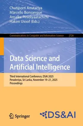 Anutariya / Bonsangue / Pinidiyaarachchi |  Data Science and Artificial Intelligence | Buch |  Sack Fachmedien