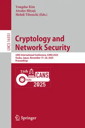 Kim / Miyaji / Tibouchi | Cryptology and Network Security | E-Book | www2.sack.de