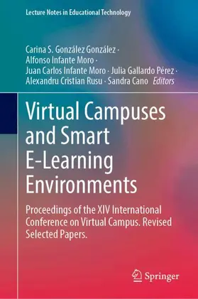 González / Moro / Pérez |  Virtual Campuses and Smart E-Learning Environments | Buch |  Sack Fachmedien