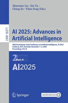 Liu / Yu / Xu |  AI 2025: Advances in Artificial Intelligence | Buch |  Sack Fachmedien