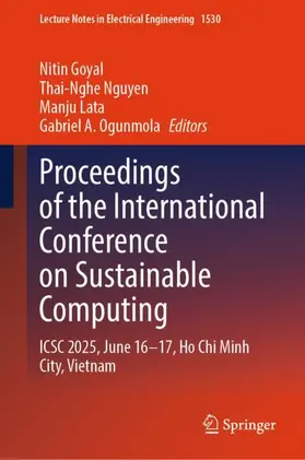 Goyal / Nguyen / Lata |  Proceedings of the International Conference on Sustainable Computing | Buch |  Sack Fachmedien
