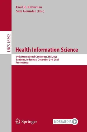 Kaburuan / Goundar |  Health Information Science | Buch |  Sack Fachmedien