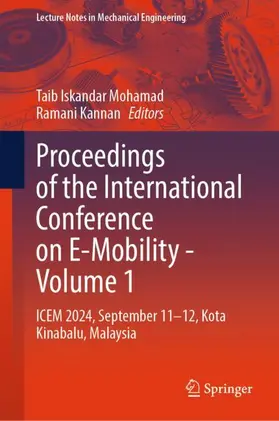 Mohamad / Kannan |  Proceedings of the International Conference on E-Mobility - Volume 1 | Buch |  Sack Fachmedien