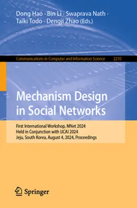 Hao / Li / Nath |  Mechanism Design in Social Networks | eBook | Sack Fachmedien