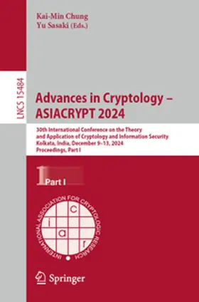 Chung / Sasaki | Advances in Cryptology – ASIACRYPT 2024 | E-Book | sack.de