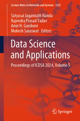 Nanda / Yadav / Gandomi | Data Science and Applications | E-Book | sack.de