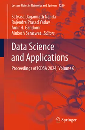 Nanda / Yadav / Gandomi | Data Science and Applications | E-Book | sack.de