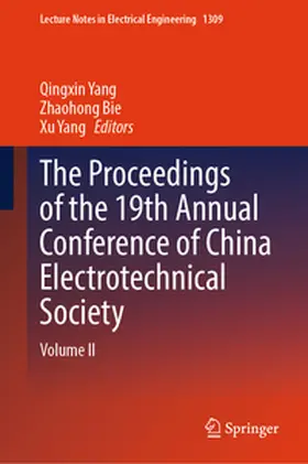 Yang / Bie |  The Proceedings of the 19th Annual Conference of China Electrotechnical Society | eBook | Sack Fachmedien