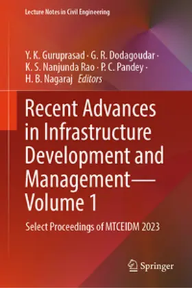 Guruprasad / Dodagoudar / Rao | Recent Advances in Infrastructure Development and Management - Volume 1 | E-Book | sack.de