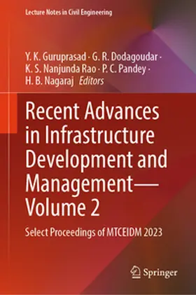 Guruprasad / Dodagoudar / Rao | Recent Advances in Infrastructure Development and Management - Volume 2 | E-Book | sack.de
