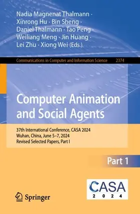 Magnenat Thalmann / Hu / Sheng |  Computer Animation and Social Agents | Buch |  Sack Fachmedien