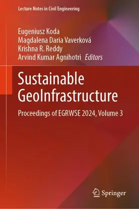 Koda / Vaverková / Reddy |  Sustainable GeoInfrastructure | Buch |  Sack Fachmedien