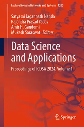Nanda / Yadav / Gandomi | Data Science and Applications | E-Book | sack.de