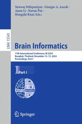 Itthipuripat / Ascoli / Kuai |  Brain Informatics | Buch |  Sack Fachmedien