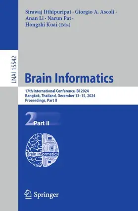 Itthipuripat / Ascoli / Kuai |  Brain Informatics | Buch |  Sack Fachmedien
