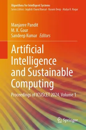 Pandit / Kumar / Gaur |  Artificial Intelligence and Sustainable Computing | Buch |  Sack Fachmedien