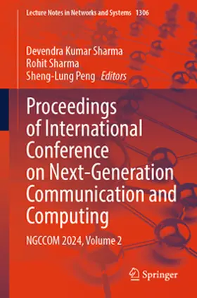 Sharma / Peng |  Proceedings of International Conference on Next-Generation Communication and Computing | eBook | Sack Fachmedien