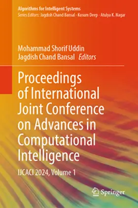 Uddin / Bansal |  Proceedings of International Joint Conference on Advances in Computational Intelligence | eBook | Sack Fachmedien