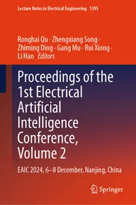 Qu / Song / Ding | Proceedings of the 1st Electrical Artificial Intelligence Conference, Volume 2 | E-Book | sack.de