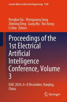 Qu / Song / Han |  Proceedings of the 1st Electrical Artificial Intelligence Conference, Volume 3 | Buch |  Sack Fachmedien