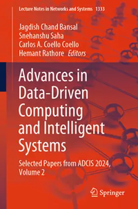 Bansal / Saha / Coello | Advances in Data-Driven Computing and Intelligent Systems | E-Book | sack.de