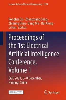 Qu / Song / Han |  Proceedings of the 1st Electrical Artificial Intelligence Conference, Volume 1 | Buch |  Sack Fachmedien