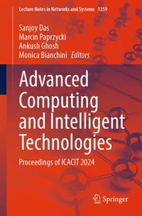 Das / Paprzycki / Ghosh |  Advanced Computing and Intelligent Technologies | eBook | Sack Fachmedien