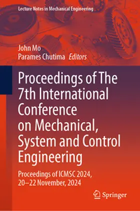 Mo / Chutima |  Proceedings of The 7th International Conference on Mechanical, System and Control Engineering | eBook | Sack Fachmedien