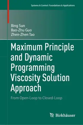 Sun / Tao / Guo |  Maximum Principle and Dynamic Programming Viscosity Solution Approach | Buch |  Sack Fachmedien