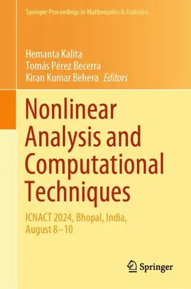 Kalita / Becerra / Behera |  Nonlinear Analysis and Computational Techniques | Buch |  Sack Fachmedien