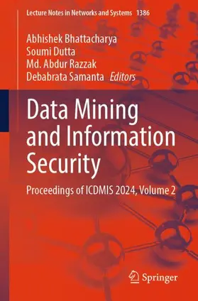 Bhattacharya / Dutta / Razzak |  Data Mining and Information Security | Buch |  Sack Fachmedien