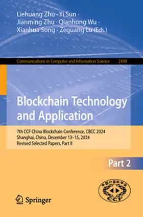Zhu / Sun / Wu | Blockchain Technology and Application | E-Book | sack.de